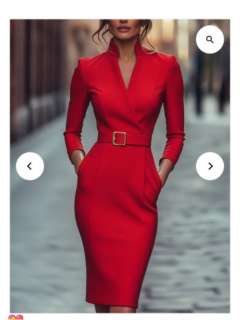 New with tags Mooyiu ladies sz small pinup red Sheath Dress with Mandarin Collar
